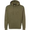 Custom Unisex Elevated Fleece Hoodie Sweatshirt Military Green