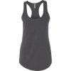 Custom Women’s Lightweight French Terry Racerback Tank Dark Grey