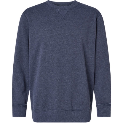 Custom Unisex Vintage Wash Crewneck Sweatshirt Washed Navy