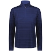 Custom Womens Pursuit Quarter-Zip Pullover Navy