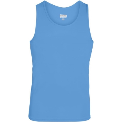 Custom Youth Training Tank Top Columbia Blue