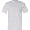 Custom Unisex USA-Made Pocket T-Shirt Ash