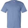Custom Unisex USA-Made Pocket T-Shirt Carolina Blue