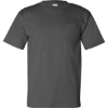 Custom Unisex USA-Made Pocket T-Shirt Charcoal