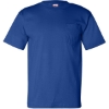 Custom Unisex USA-Made Pocket T-Shirt Royal Blue