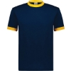 Custom Youth Ringer T-Shirt Navy/ Gold