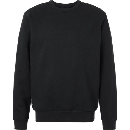 Custom Mens Granite Crewneck Pullover Black