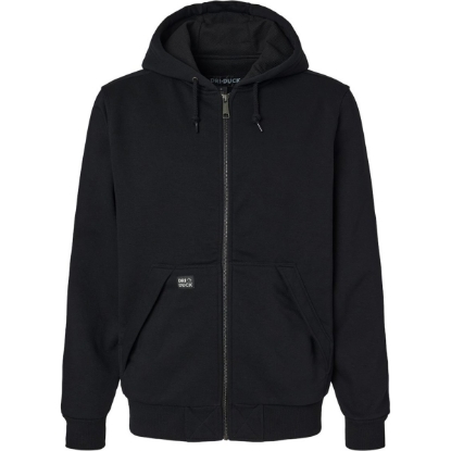 Custom Mens Mission Full-Zip Hooded Jacket Black