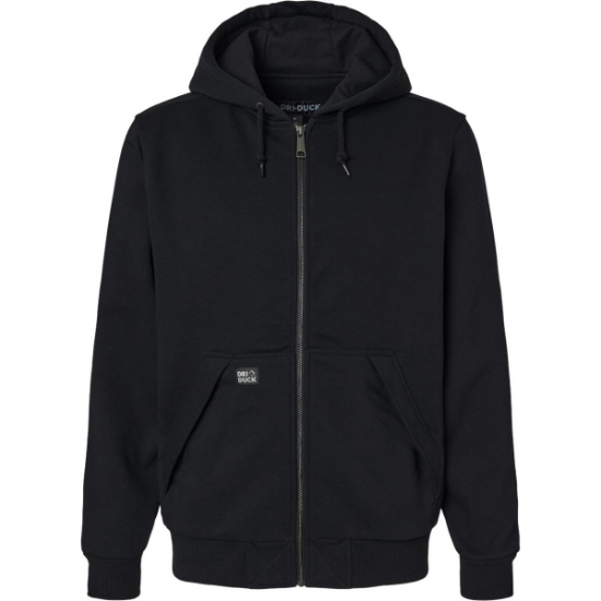 Custom Mens Mission Full-Zip Hooded Jacket Black