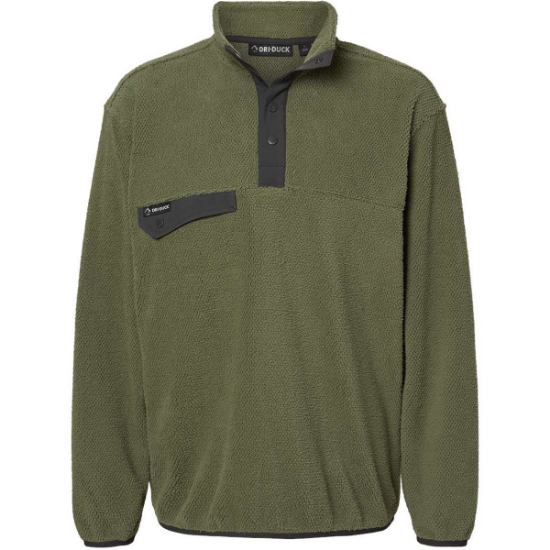 Custom Mens Brooks Sherpa Mountain Fleece Sage