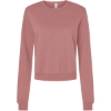 Custom Womens Sponge Fleece Crewneck Sweatshirt Mauve