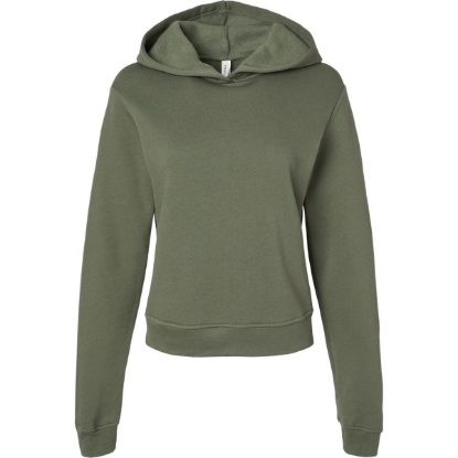 Custom Womens Classic Hoodie Sweatshirt Military Green