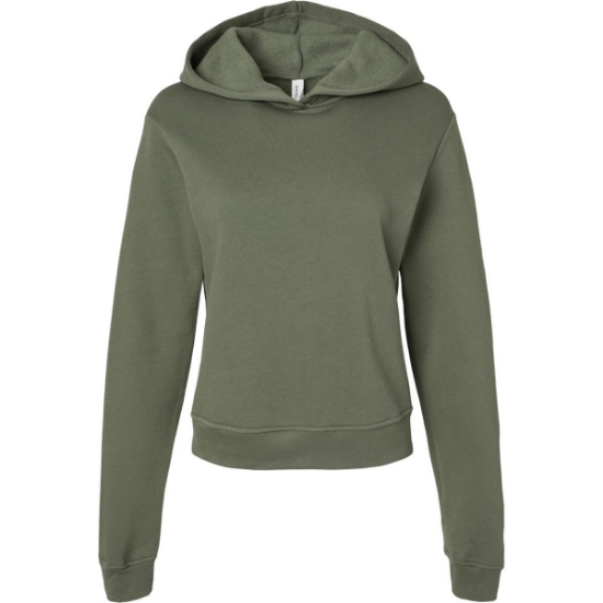 Custom Womens Classic Hoodie Sweatshirt Military Green