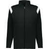 Custom Mens On The Rise Outercore Warm-up Jacket Black/ White