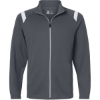Custom Mens On The Rise Outercore Warm-up Jacket Graphite/ White