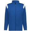 Custom Mens On The Rise Outercore Warm-up Jacket Royal/ White