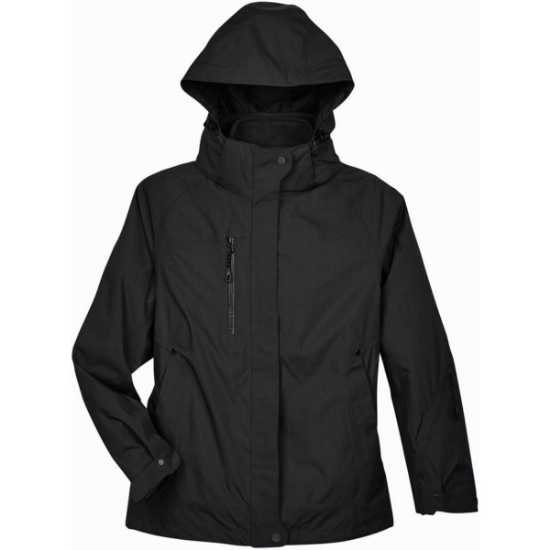 Custom Womens Caprice 3-in-1 Jacket with Soft Shell Liner Black