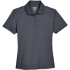 Custom Womens Origin Performance Piqué Polo with Pocket Carbon