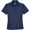 Custom Womens Origin Performance Piqué Polo with Pocket Classic Navy