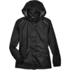 Custom Womens Climate Seam-Sealed Lightweight Variegated Ripstop Jacket Black