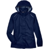 Custom Womens Climate Seam-Sealed Lightweight Variegated Ripstop Jacket Classic Navy