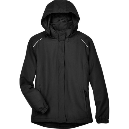 Custom Womens Brisk Insulated Jacket Black