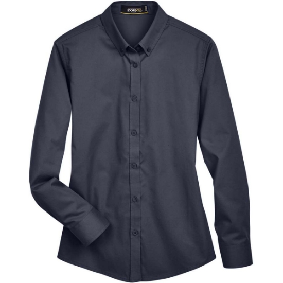 Custom Womens Operate Twill Shirt Carbon