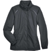 Custom Womens Profile Fleece-Lined All-Season Jacket Carbon