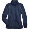 Custom Womens Profile Fleece-Lined All-Season Jacket Classic Navy