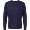 Custom Unisex Nexgen Performance Long Sleeve T-Shirt Navy