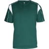Custom Mens B-Core Pro Placket Jersey Forest/ White