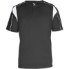 Custom Mens B-Core Pro Placket Jersey Graphite/ White