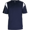 Custom Mens B-Core Pro Placket Jersey Navy/ White