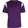 Custom Mens B-Core Pro Placket Jersey Purple/ White