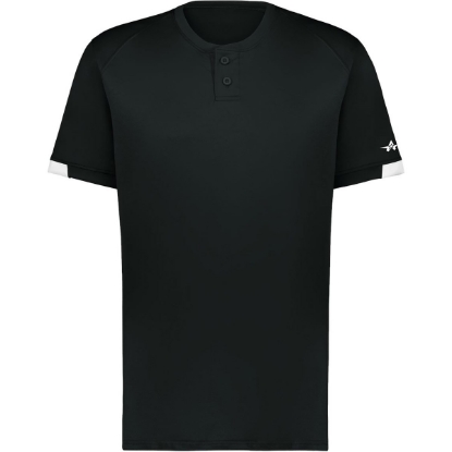 Custom Unisex On The Rise Two Button Jersey Black/ White