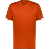 Custom Unisex On The Rise Two Button Jersey Burnt Orange/ White