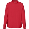 Custom Unisex Wicking Mock Turtleneck Red