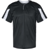 Custom Mens Striker Placket Black/ White