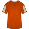 Custom Mens Striker Placket Burnt Orange/ White