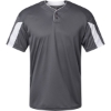Custom Mens Striker Placket Graphite/ White