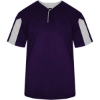 Custom Mens Striker Placket Purple/ White
