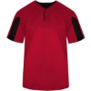 Custom Mens Striker Placket Red/ Black