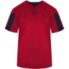 Custom Mens Striker Placket Red/ Navy