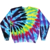 Custom Unisex Tie-Dyed Fleece Crewneck Sweatshirt Flashback