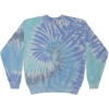 Custom Unisex Tie-Dyed Fleece Crewneck Sweatshirt Lagoon