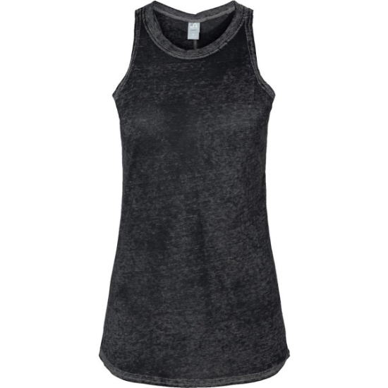 Custom Women’s Zen Jersey Tank Top Twisted Black