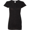 Custom Women’s Glitter T-Shirt Black/ Silver