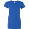 Custom Women’s Glitter T-Shirt Royal/ Silver
