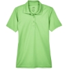 Custom Womens Cool & Dry Mesh Piqué Polo Light Green