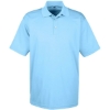 Custom Mens Cool & Dry Mesh Piqué Polo Columbia Blue